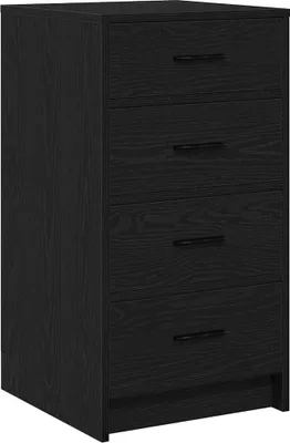 Immagine prodotto di vidaXL Credenza look rovere nero 40 x 41 x 75 cm materiale a base di legno