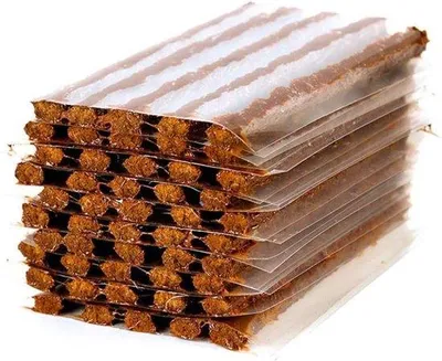 Zdjęcie produktu dla Zestaw do naprawy opon bezdętkowych - zestaw do naprawy przebić opon - naprawa przebicia opony bez demontażu koła - 50 sztuk - czarny