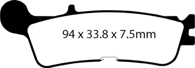 Produktbild von Ebc R Series Fa755r Sinterbremsbeläge Durchsichtig Durchsichtig One Size