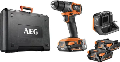 Immagine prodotto di Trapano a percussione AEG SUBCOMPACT 18 V con 2 batterie e mandrino in metallo