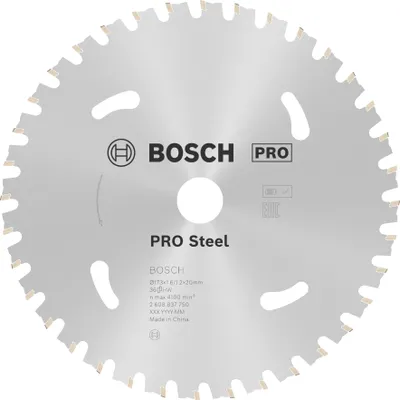 Imagen del producto de Disco de sierra circular sin cable PRO Steel, 173 x 1,6 x 20 mm