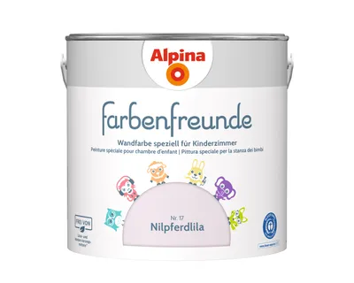 Produktbild von Alpina Farbenfreunde Nr. 17 Nilpferdlila 2,5 Liter matt