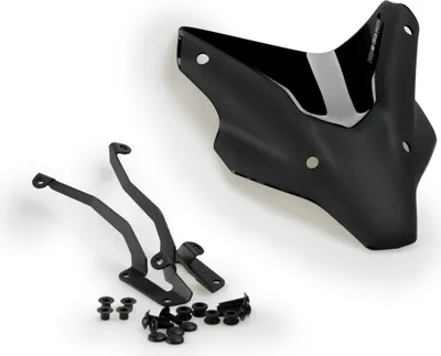 Productafbeelding van PUIG kuipruit voor sportieve motoren, zwart, goedgekeurd (ABE) voor Yamaha