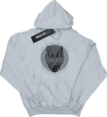 Produktbild von Marvel - " Wakanda" Kapuzenpullover für Jungen BI3700 (152-158) (Grau)
