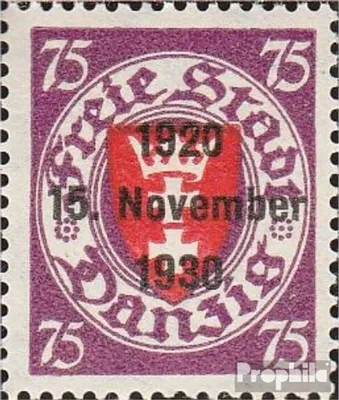 Produktbild von Briefmarken Danzig 1930 Mi 229 gestempelt Aufdruckausgabe