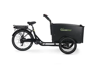 Produktbild von SachsenRAD E-Lastenrad T1, Flexible Transportbox mit Versteckter,Abschließbarer Box mit LCD Display und StVZO-Zugelassung für Kindertransport, usw.