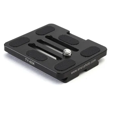 Zdjęcie produktu dla Sirui TY-60X, Czarny, Aluminium, 1/4", 1 szt., 54 mm, 60 mm