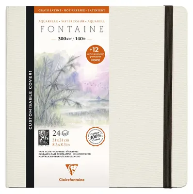 Produktbild von Clairefontaine 975443C, Kunstpapier, 300 g/m², 24 Blätter