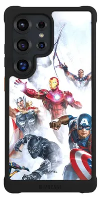 Produktbild von NIVOCASE Hülle für Samsung Galaxy S25 Ultra  Stoßfeste Handyhülle NIVOmax Case Schwarz Offizielles Lizenzprodukt Marvel The Avengers