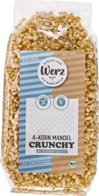 Produktbild von Werz 4-Korn-Mandel Crunchy  250g