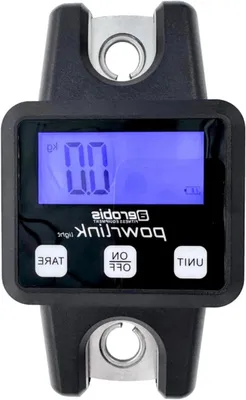 Productafbeelding van Krachtmeter Fitness - Krachtsensor Trainer - Kracht Meten - Real-time Meting - Tot 600 kg - Zwart
