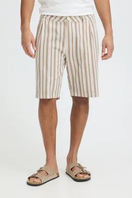Produktbild von Blend BHMaddox Herren Leinenshorts kurze Leinenhose Bermuda Baumwollmischung Relaxed Fit