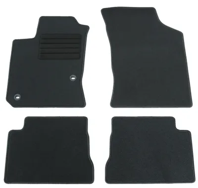 Fußmatten-Set für Hyundai Getz, 3+5türer, 09/2002-01/2009, 4-teilig, Schwarz