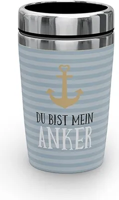 Produktbild von Thermobecher to go 'Du bist mein Anker'