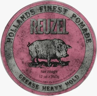 Productafbeelding van Reuzel Pink Pomade, haarwax, 340 g, voor heren, geschikt voor alle haartypes, in een blik, voor styling