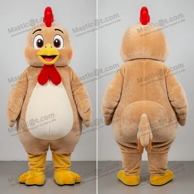 Produktbild von Goldgelber MASTICOT freundlicher Hühner-Maskottchen
