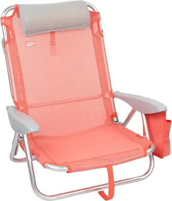 Obrázok produktu pre Skladacie kreslo s vankúšom a držadlom, ergonomické, Koraal, 67 x 67 x 76 cm