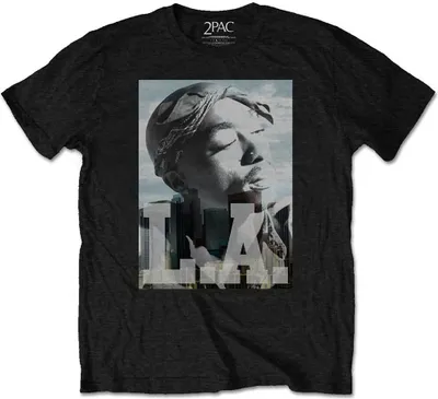 Produktbild von 2Pac LA Skyline Black XL T-Shirt