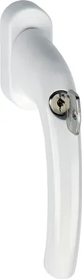 Produktbild von HOPPE Fenstergriff TOKYO - Sperrzylinder, 90°, VK 7 x 40 mm, weiß