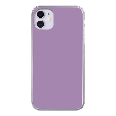 Produktbild von MuchoWow® Handyhülle Schutzhülle Hülle für iPhone 11 Innenbereich - Violett - Farben - Farbe - Einfarbig Silikon Softcase Handy Hülle - Handytasche