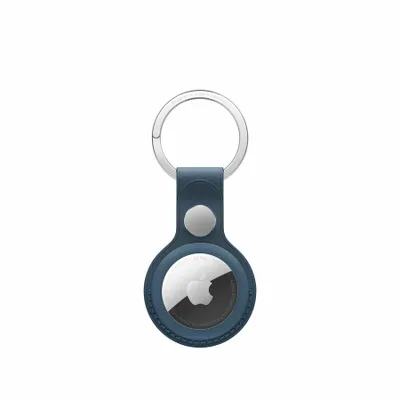 Produktbild von Apple AirTag Feingewebe Schlüsselanhänger Pazifikblau AirTag