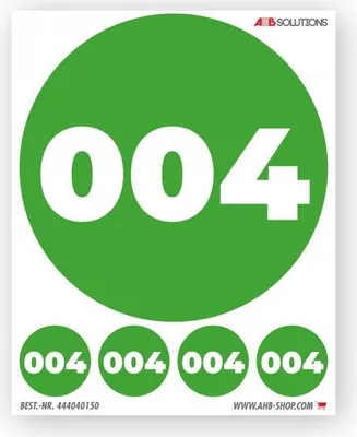 Produktbild von ID-Sticker Farbe: grün