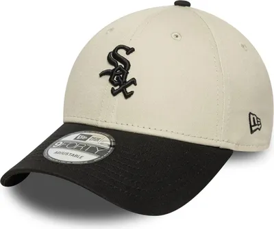 Produktbild von New Era MLB 9FORTY Colour Block Chicago White Sox beige/black