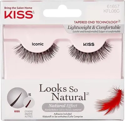 Produktbild von Kiss My Face - Looks So Natural Lashes (1 Paar) - Falsche Wimpern für einen natürlichen Look