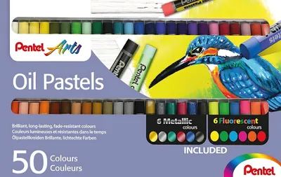 Produktbild von Pentel Oelpastellkreide Set 50St