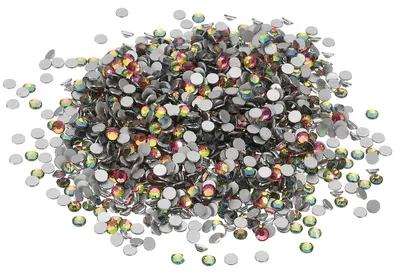 Produktbild von Strasssteine - 1440 Stück zum Basteln und Dekorieren - für Kostüme und Make-Up - Regenbogenfarben