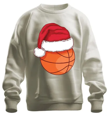 Obrázek produktu pro Basketbalové Vánoce Mtze - Vánoční dárek Vánoční mikina Uni, Nature, M