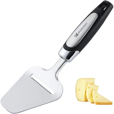 Käsehobel aus Edelstahl, 9 Zoll, schwarz – für Hart- und Weichkäse