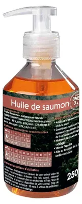 Productafbeelding van NUTRIVET INNE Lachsöl, voedingssupplement voor honden en katten, pompflacon 250 ml