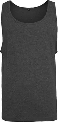 Immagine prodotto di Maglietta Build Your Brand BY003 | Jersey Big Tank Uomo - Colore: Charcoal (Heather) - Taglia: 4XL