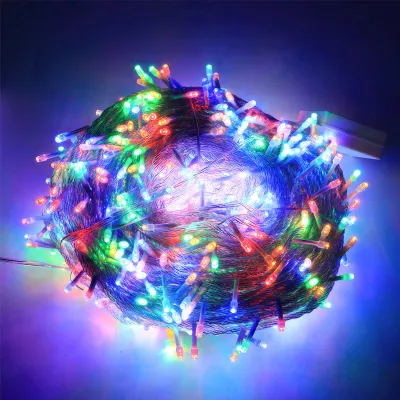 Immagine prodotto di Luci fiabesche, 100 metri, 600 LED, decorazione romantica per albero di Natale, matrimonio, festa