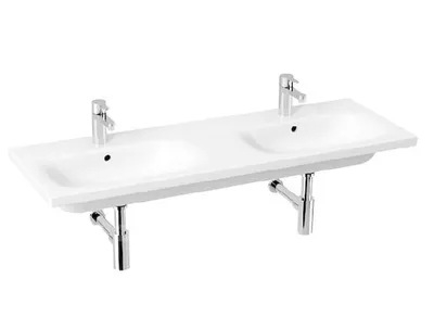 Obrázok produktu pre Dvojité umývadlo na skrinku Jika MIO sanitárna keramika biela 130 x 45 x 15 cm H8147140001041