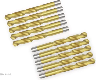 Produktbild von HSS-Spiralbohrer, titaniumbeschichtet 0,60 mm - 10 Stück