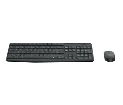Immagine prodotto di Logitech MK235 Tastiera Mouse incluso USB QWERTY US International Grey