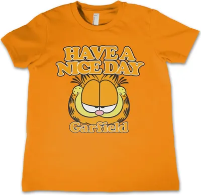 Produktbild von Garfield - Have A Nice Day Kids T-Shirt - 10Years-L - Orange