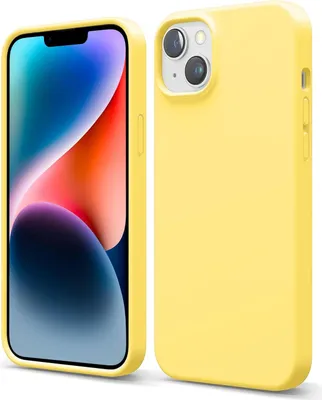Produktbild von Hülle für Apple iPhone 15 Handy Case Handy Schutz Hülle Silikon Cover Handyhülle, gelb