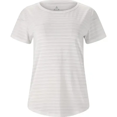 Productafbeelding van WHISTLER Skylon W T-shirt met strepen, korte mouwen, wit, maat 36
