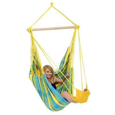 Produktbild von Foot Rest yellow - Fußablage für Amazonas Hängesessel Brasil