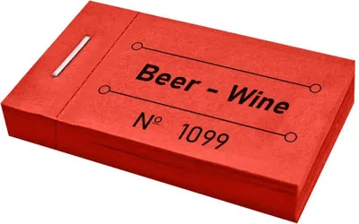 Obrázek produktu pro CombiCraft konzumní poukázky pivo víno červené - 5 sešitů s 250 poukázkami