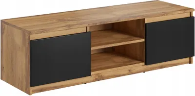 Image de Meuble TV DONATO 120 – chêne wotan / noir graphite