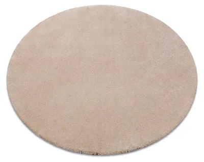 Zdjęcie produktu dla DYWAN koło STAR beż beżowy koło 133 cm