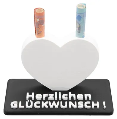 Produktbild von Geschenk Geldgeschenk Geschenkidee Herzlichen Glückwunsch Geldscheingeschenk
