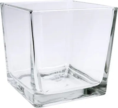 Produktbild von Glaswürfel klar 10x10x10cm – Vielseitige Deko-Glasgefäße für Gestecke, Windlichter & Pflanzen, 6er-Set, 6 Stück