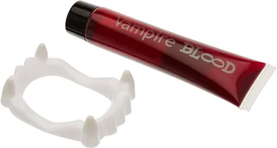 Produktbild von Rubies – i-32599 – Tube Falsch Blut und Zahnersatz Vampir -