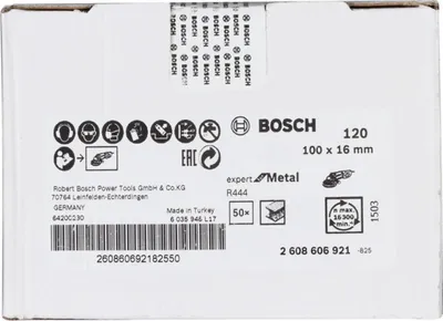 Produktbild von Fiberschleifscheibe R444 Expert for Metal, Korund, 100 mm, 16 mm, 120