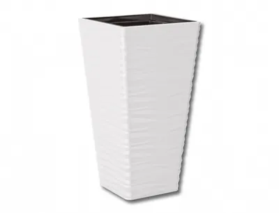 Image de Nohel Jardinière SAHARA SLIM plastique mat 39x39x75cm